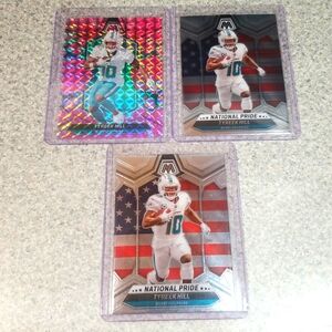 3 card Tyreek Hill lot.